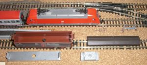 Roco Schienenreinigungswagen mit System-Jörger-Filz