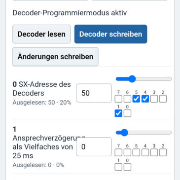 SchnorpsTronik: SX-Konfigurations-Tool in der Entwicklung